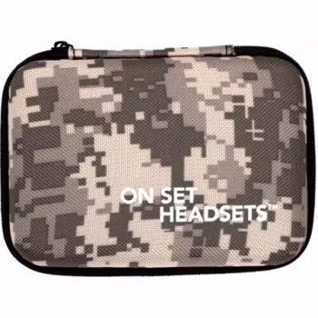 On Set Headsets TRAVEL CASE - URBAN DIGI CAMO, The On Set Headsets Travel Case is the perfect solution for protecting your investment while on the move. This high-quality case is specifically designed