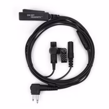 On Set Headsets Introducing the On Set Headsets FilmPro Y for Motorola – a revolutionary leap forward in walkie talkie accessories. Boasting the same robust features as our standard FilmPro Surveillan