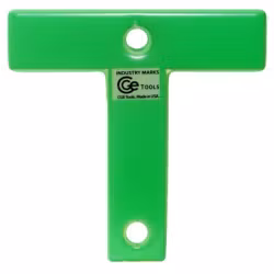 CGE Tools Industry Mark T- Fluorescent Green