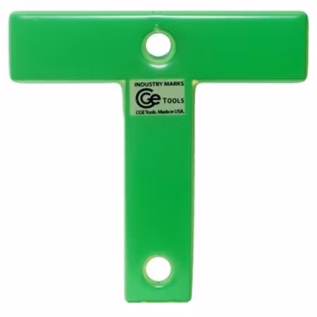 CGE Tools Industry Mark T- Fluorescent Green