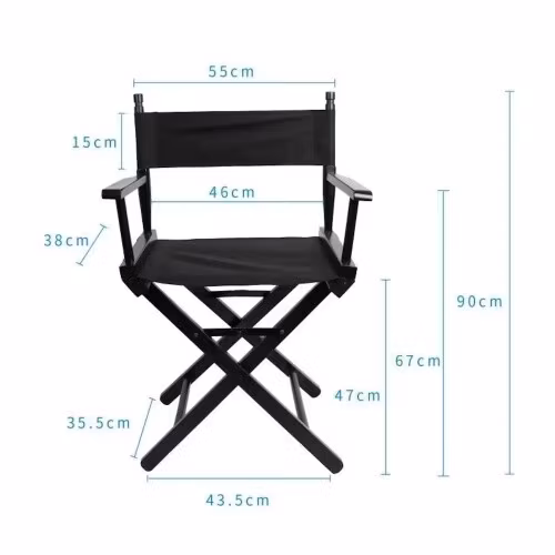 Selens Short Wooden Director Chair