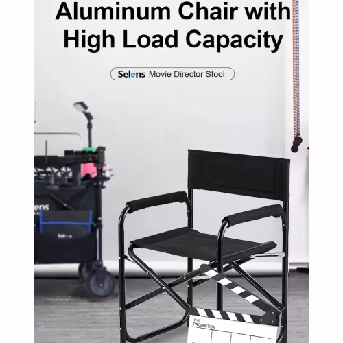 Selens Stainless steel Director Chair