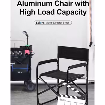 Selens Stainless steel Director Chair
