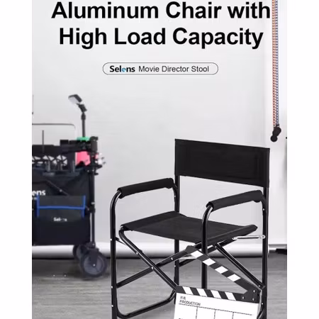 Selens Stainless steel Director Chair