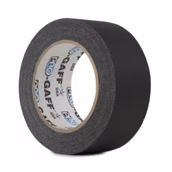 Svart, Pro Gaff Black 48mm x 22,8m Cloth Tape Black Pro Tapes
