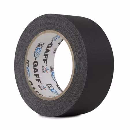 Svart, Pro Gaff Black 48mm x 22,8m Cloth Tape Black Pro Tapes