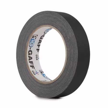 Svart, Pro Gaff 24mm x 22,8m Cloth Tape Black