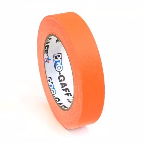 Pro Gaff 24mm x 22,8m Cloth Tape Fluorescent Orange