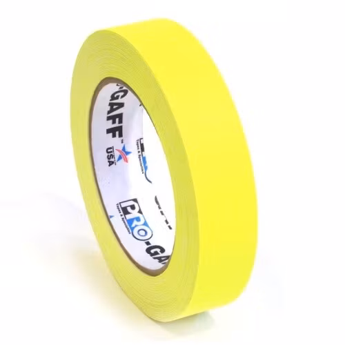 Pro Gaff 24mm x 22,8m Cloth Tape Fluorescent Yellow