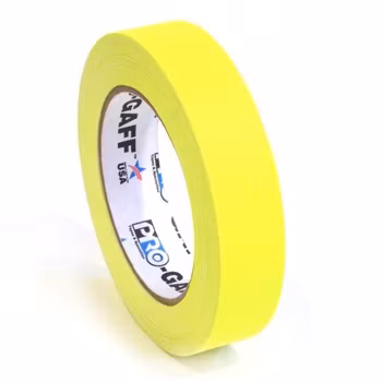 Pro Gaff 24mm x 22,8m Cloth Tape Fluorescent Yellow