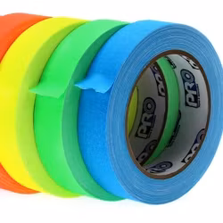 Pro Gaff Spike Stack 24mm x 18m Cloth Tape 4 Fluorescent Colors