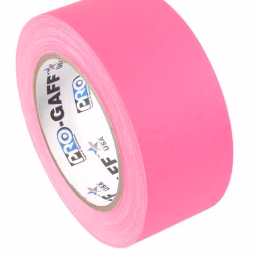 Pro Gaff 48mm x 22,8m Cloth Tape Fluorescent Pink