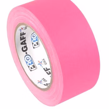 Rosa, Pro Gaff 48mm x 22,8m Cloth Tape Fluorescent Pink Pro Tapes