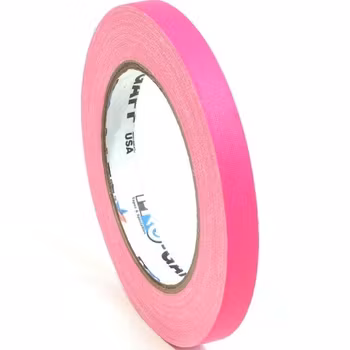 Pro Gaff 12mm x 22,8m Cloth Tape Fluorescent Pink