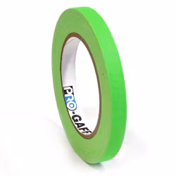 Pro Gaff 12mm x 22,8m Cloth Tape Fluorescent Green