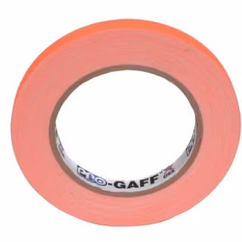 Pro Gaff 12mm x 22,8m Cloth Tape Fluorescent Orange