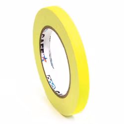 Pro Gaff 12mm x 22,8m Cloth Tape Fluorescent Yellow
