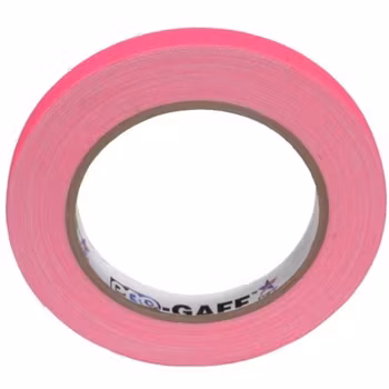 Pro Gaff 12mm x 22,8m Cloth Tape Fluorescent Pink