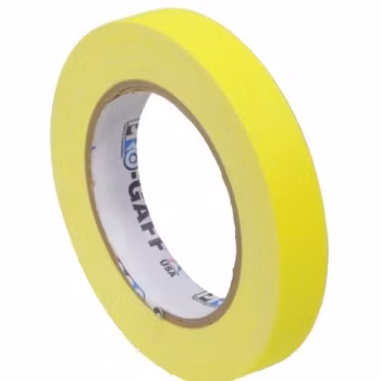 Pro Gaff 19mm x 22,8m Cloth Tape Fluorescent Yellow