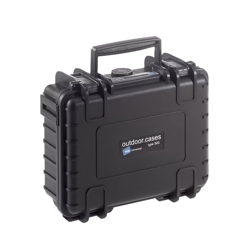 B&W Outdoor Case Type 500 Svart (utan inredning)