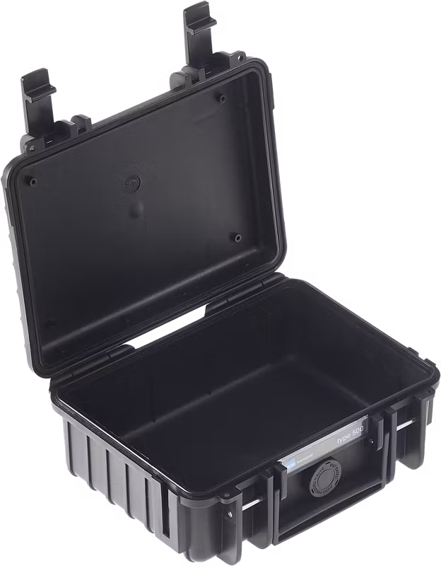 B&W Outdoor Case Type 500 Svart (utan inredning)