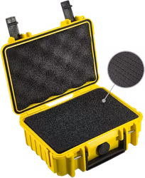 B&W Outdoor Cases Type 500 Gul (m. skumplast)