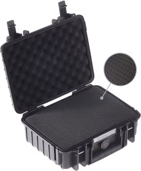 B&W Outdoor Cases Type 1000 Svart (m. skumplast)