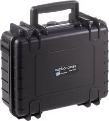 B&W Outdoor Cases Type 1000 Svart (m. skumplast)