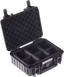 B&W Outdoor Cases Type 1000 Svart (m. inredning)