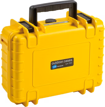 B&W Outdoor Cases Type 1000 Gul (utan inredning)