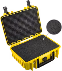 B&W Outdoor Cases Type 1000 Gul (m. skumplast)
