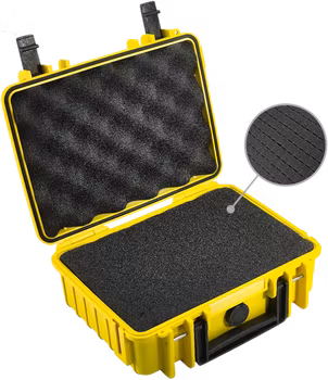 B&W Outdoor Cases Type 1000 Gul (m. skumplast)