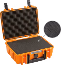B&W Outdoor Cases Type 1000 Orange (m. skumplast)