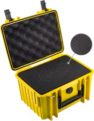 B&W Outdoor Cases Type 2000 Gul (m. skumplast)