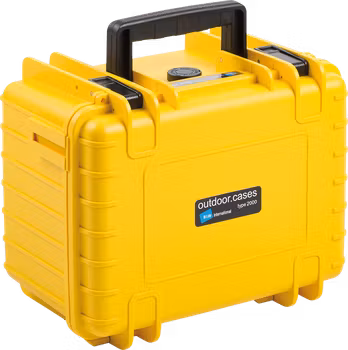 B&W Outdoor Cases Type 2000 Gul (m. skumplast)