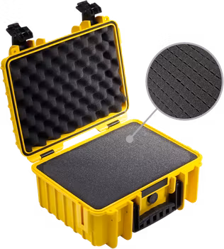 B&W Outdoor Cases Type 3000 Gul (m. skumplast)