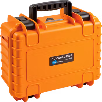 B&W Outdoor Cases Type 3000 Orange (m. skumplast)