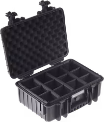 B&W Outdoor Cases Type 4000 Svart (m. avdelare)