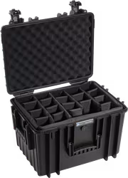 B&W Outdoor Cases Type 5500 Svart (m. avdelare)