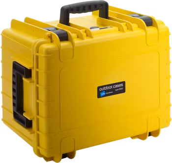 B&W Outdoor Cases Type 5500 Gul (m. skumplast)