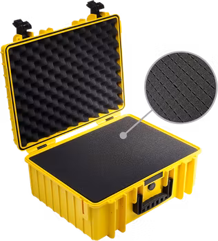 B&W Outdoor Cases Type 6000 Gul (m. skumplast)