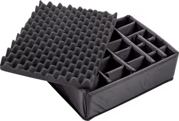B&W Outdoor Cases Type 6000 Gul (m. avdelare)
