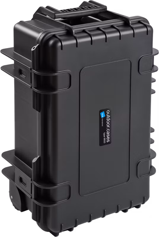 B&W Outdoor Cases Type 6600 Svart (m. avdelare)