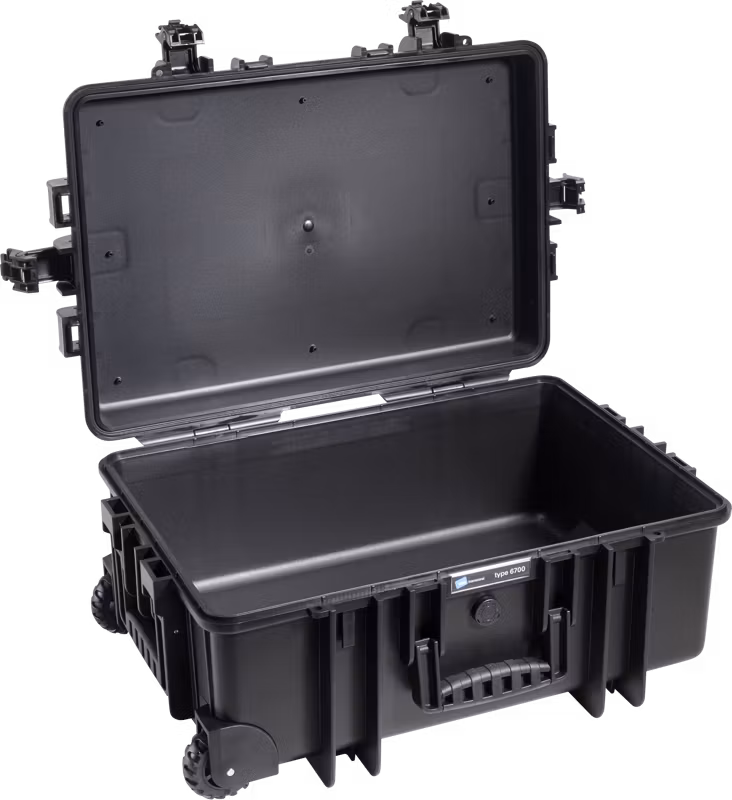 B&W Outdoor Cases Type 6700 Svart (utan inredning)