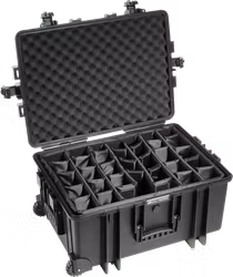 B&W Outdoor Cases Type 6800 Svart (m. avdelare)
