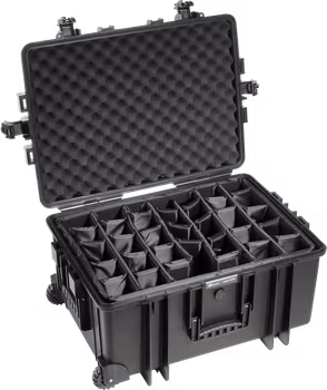 B&W Outdoor Cases Type 6800 Svart (m. avdelare)