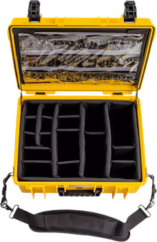 BW Outdoor Cases Type 6000 for Medical Emergency Kit, yellow