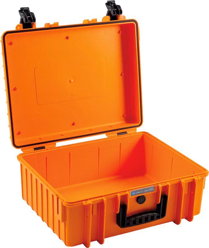 BW Outdoor Case Type 6000, empty, Orange
