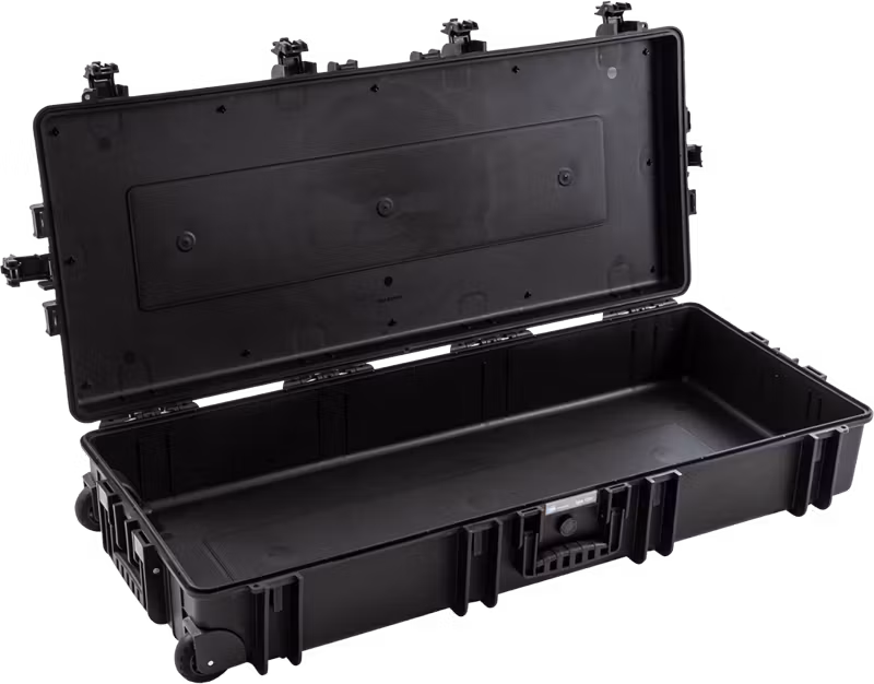 BW Outdoor Cases Type 7200 for gun/rifle/guitar case I Black (empty)