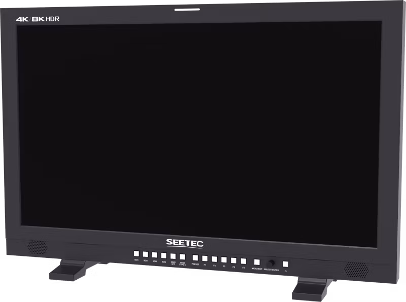 Seetec monitor 12G270F 27 inch 4K 8K Broadcast Production HDR 4x 12G SDI In Out 2x HDMI 3840x2160